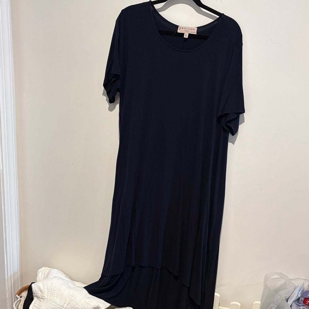 Elegant Navy Blue Dress